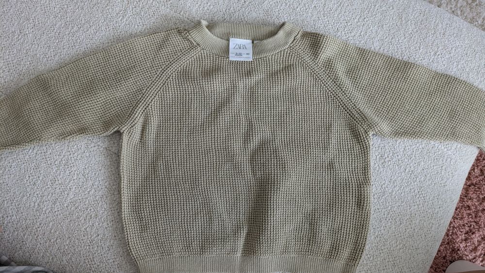 Zestawy swetry rozmiar ubrania 86 (h&m, zara)