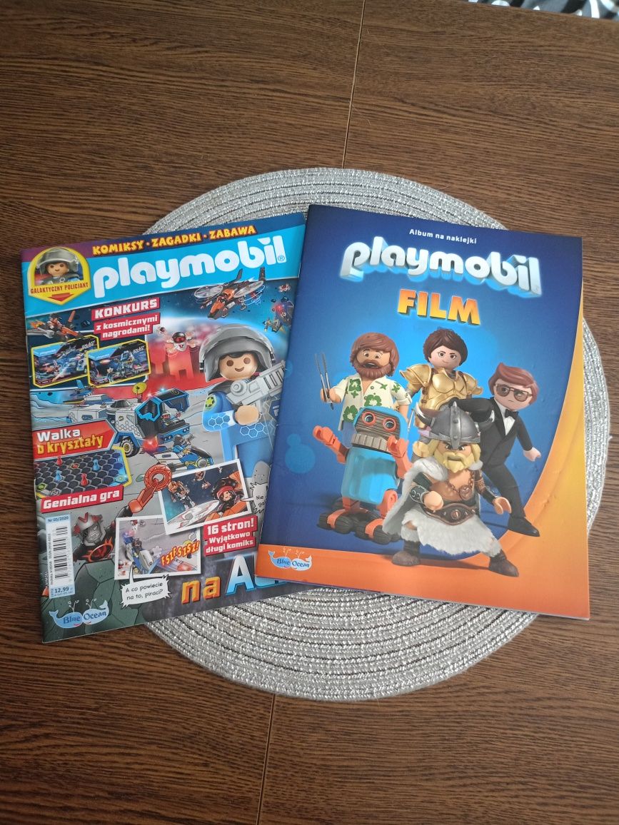 Sprzedam gazetę plus album Playmobil