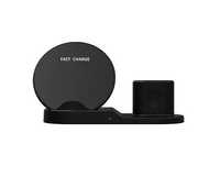 Зарядний пристрій WIRELESS FAST CHARGER 3в1, бездротовий