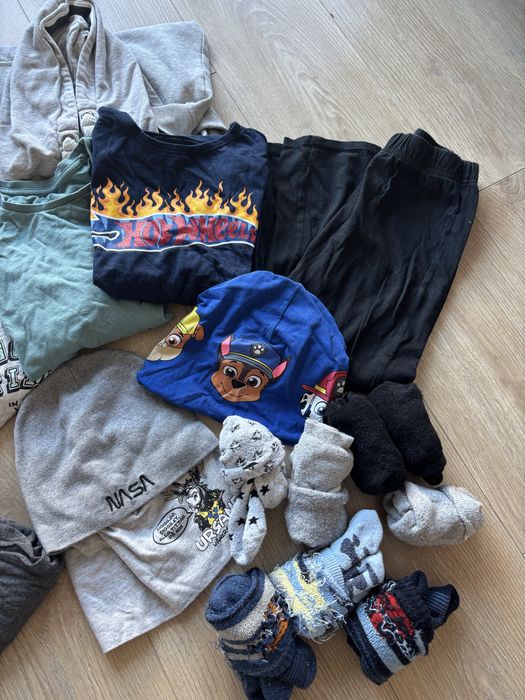 Paka dla chłopaka zestaw ubranek chłopięcych 128/134