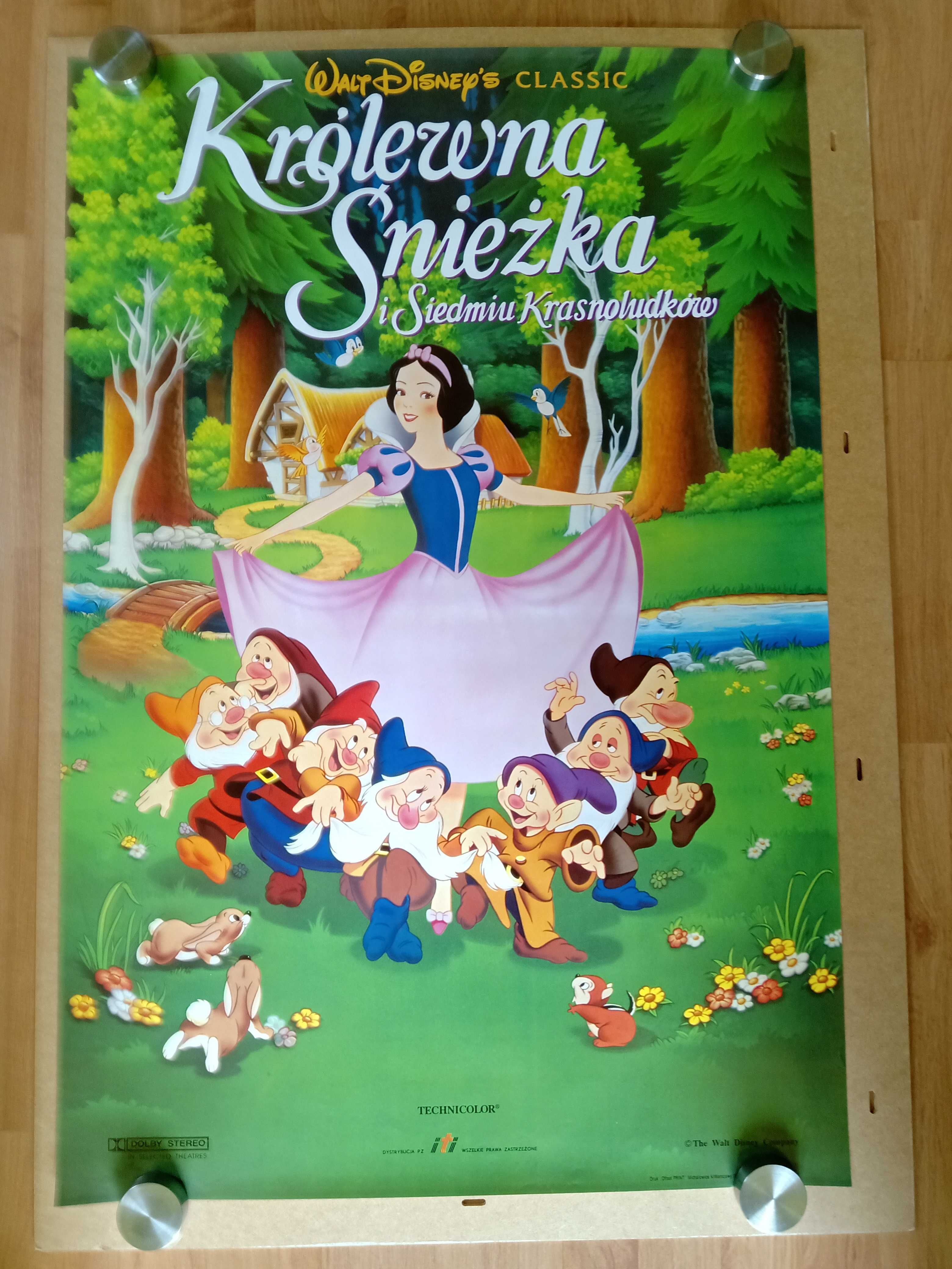 Plakaty filmowe Królewna Śnieżka i siedmiu krasnoludków Disney klasyka