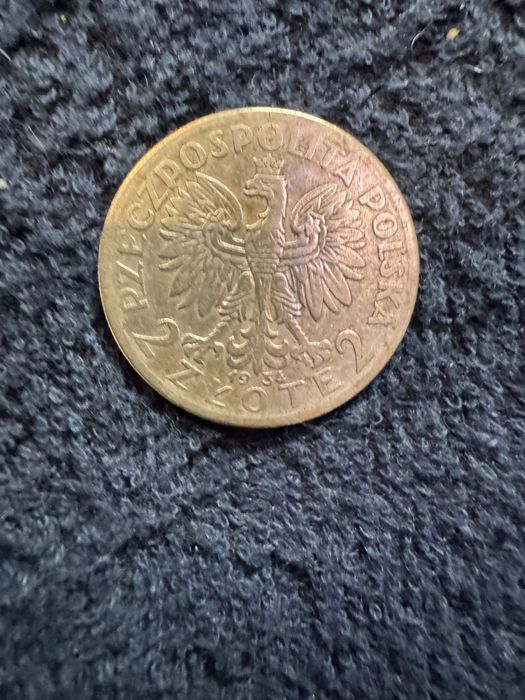 Monety 2 zł Głowa Kobiety