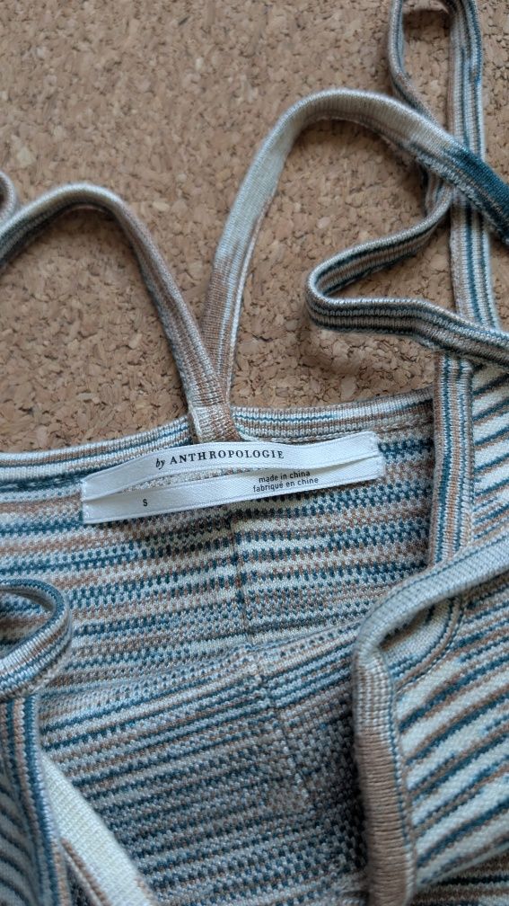 Top z dzianiny a-la gorset rozmiar S Anthropologie