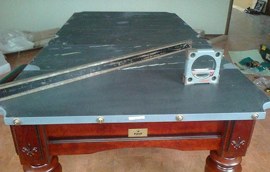 Більярдний стіл - ремонт, перетяжка, складання