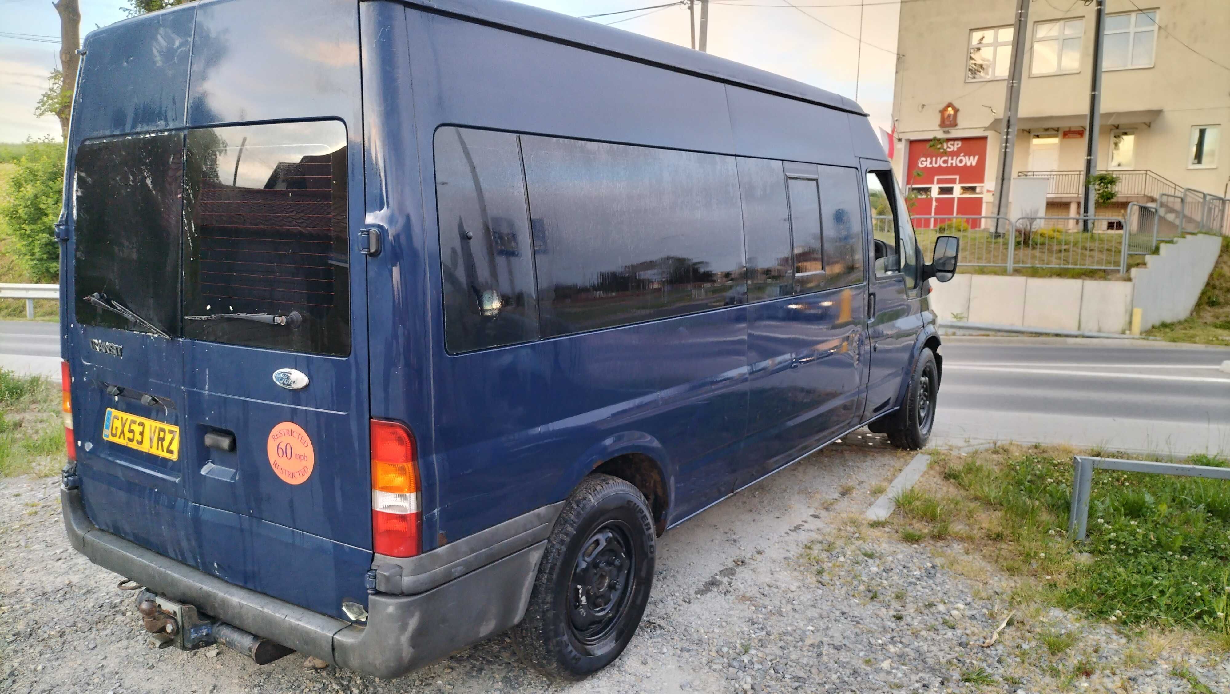 Ford Transit 2,4 TDDi 90 km max 130 tys mil,  Anglik