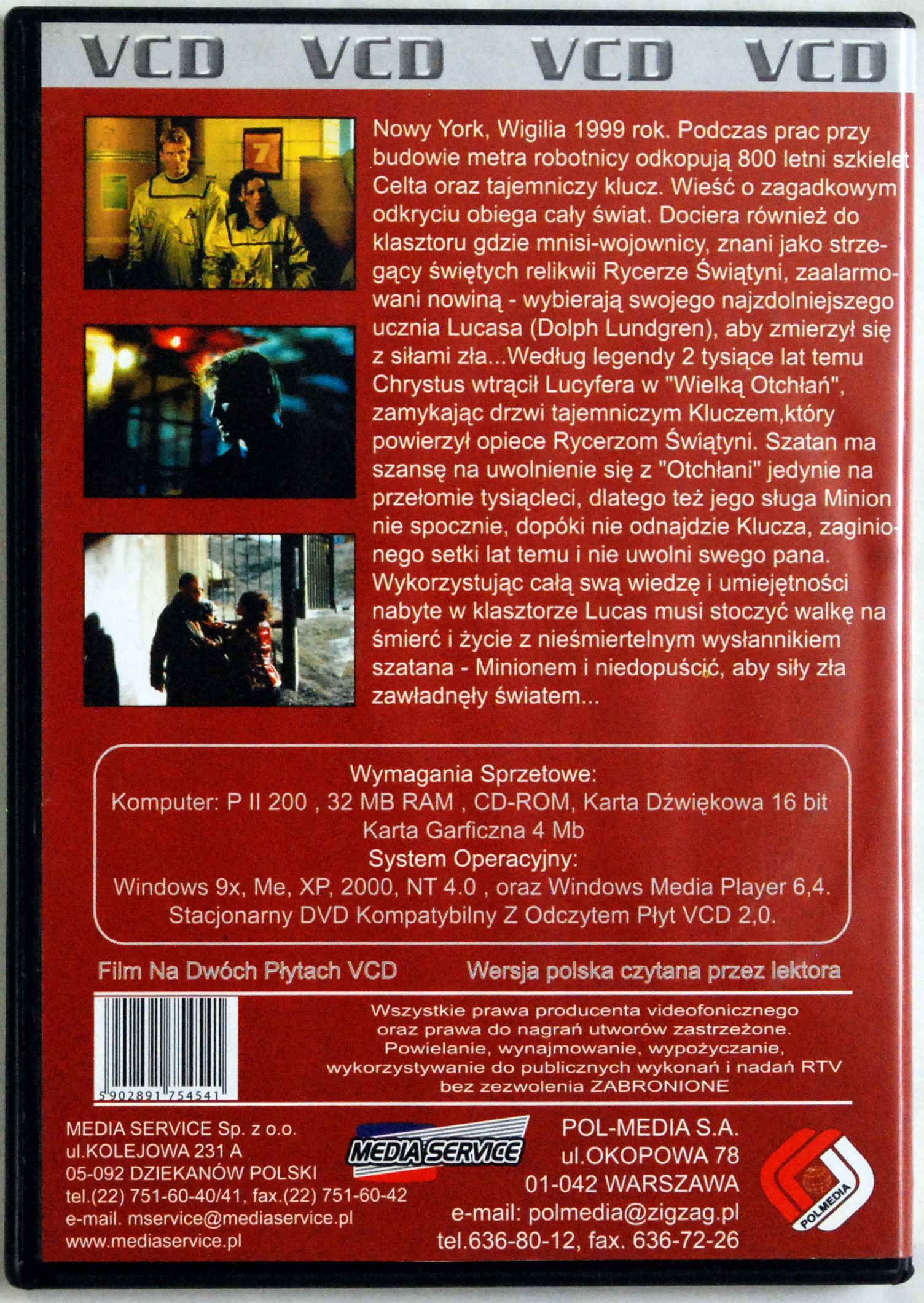 Minion (Dolph Lundgren) 2xVCD s.BDB
