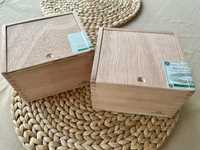 Drewniane pudełko po cygarach, skrzynka