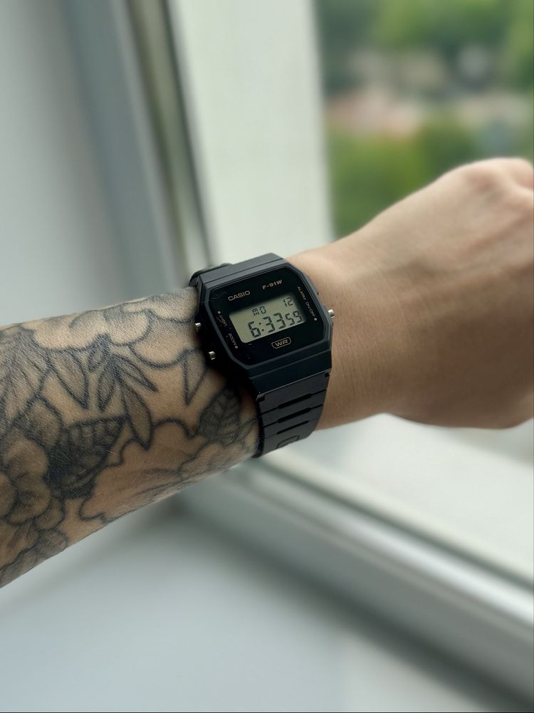 Годинник CASIO F91WB-8A (Оригінал, вінтаж, комплект, унісекс, часы)