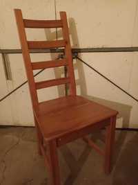 Krzesła drewniane z ikea