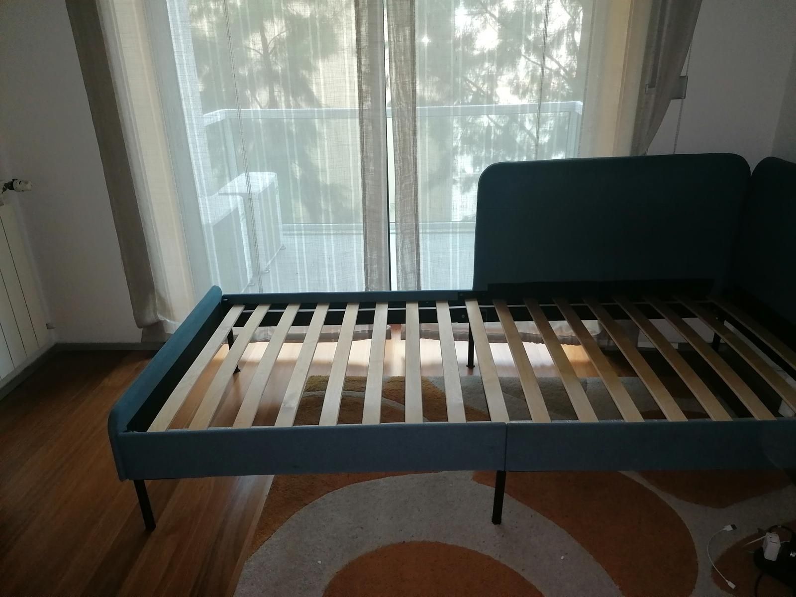 Cama individual solteiro com colchão