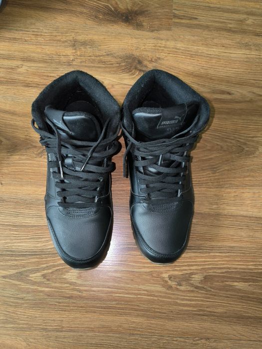 Buty do kostki Puma 42.5 czarne skóra