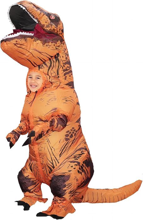 Dziecięcy Kostium Dinozaura T-Rex, Strój Karnawałowy Rozmiar One Size
