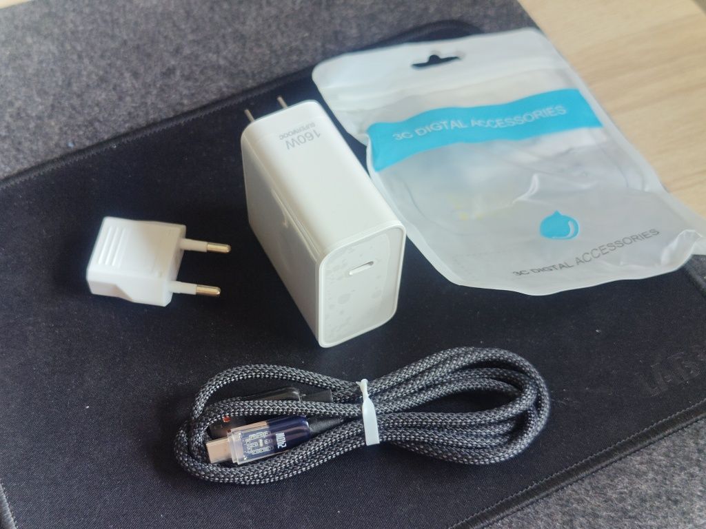 Ładowarka supervooc 160w adapter i przewodów 240w nowe