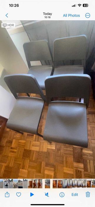 Vendo 4 cadeiras NOVO