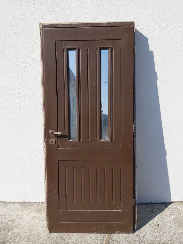 Drzwi dębowe z ościeżnicą  211cm x 98cm