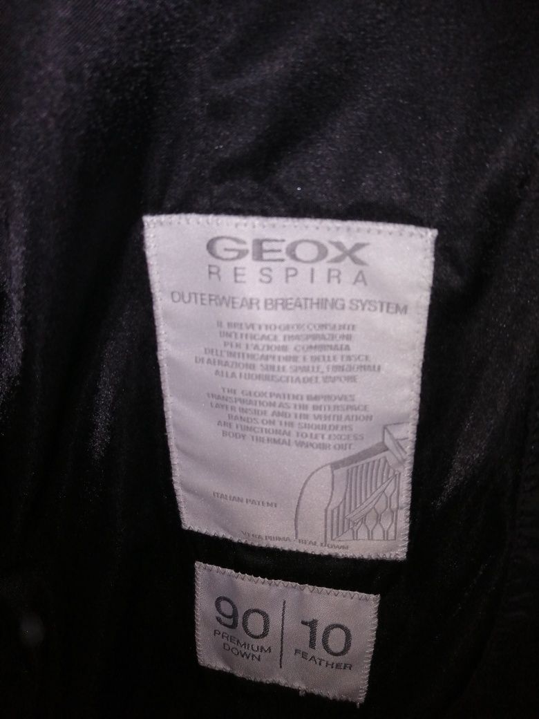 Geox - Casaco de penas preto