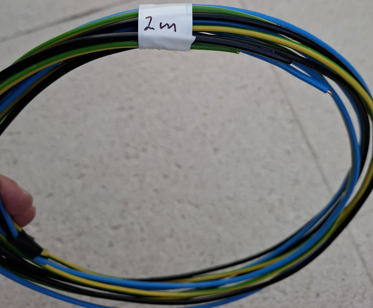 Fio eléctrico de cobre 2,5mm