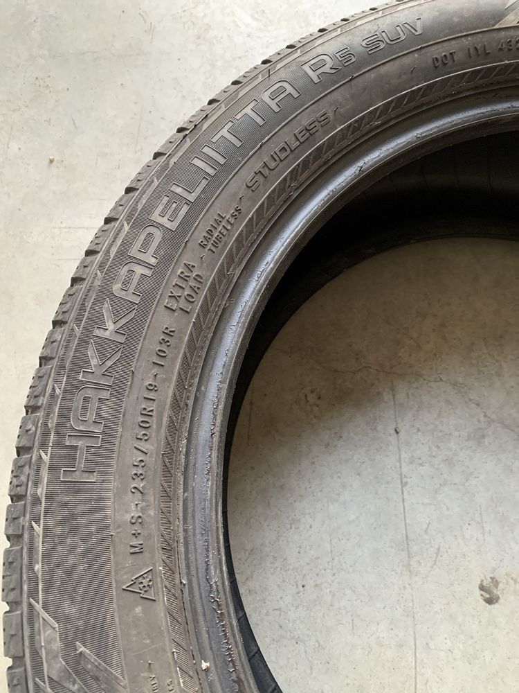 (4шт) 235/50R19 Nokian Hakkapeliitta R5 SUV (2022 рік) зимові шини