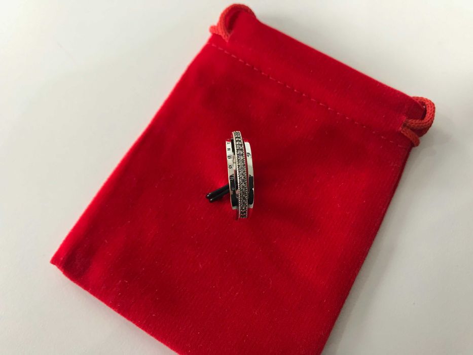 Anel Triple Band Pavé Pandora em Prata de Lei 925 Novos