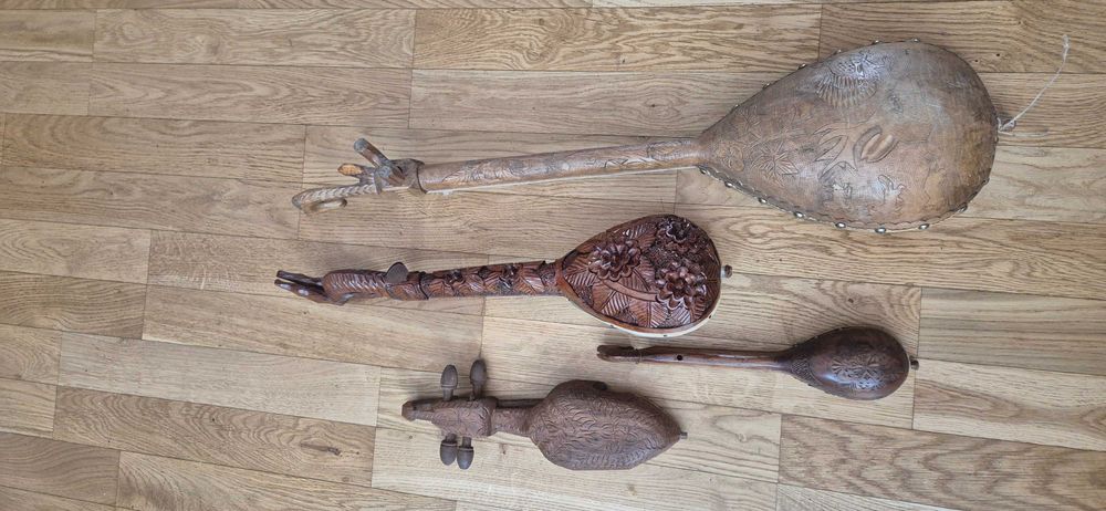 Instrument ludowy zabytek rekwizyt skansen gęśle lehuta Albania cudo