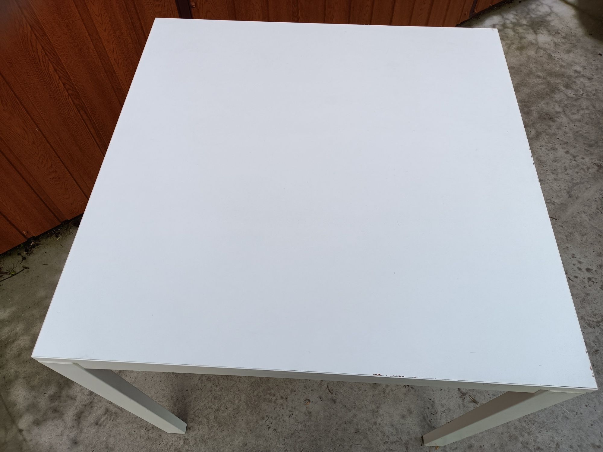 Sz-n dostawa gratis STÓŁ Ikea melltorp metalowy solidny biały  75 x 75