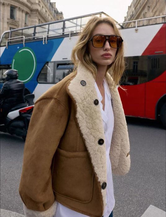 Двостороння дублянка Zara