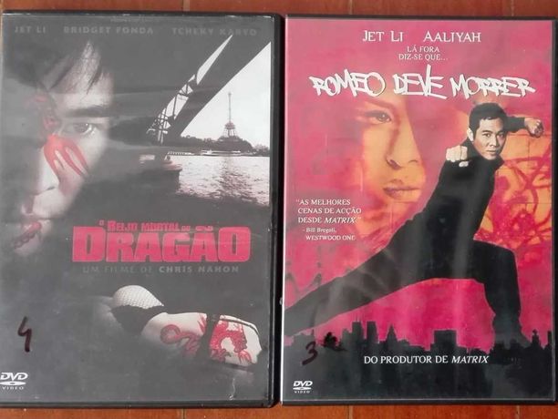 Filmes DVD Jet Li: Romeo deve morrer, O beijo mortal do dragão