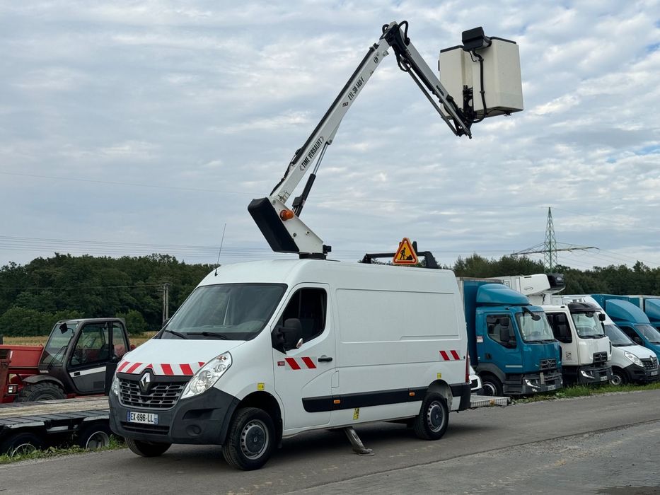 Renault Master 2.3 // Zwyżka 14 m // Podnośnik koszowy // Podpory // Łapy  // Super Stan // GOLDEN CARS // Świeżo sprowadzony