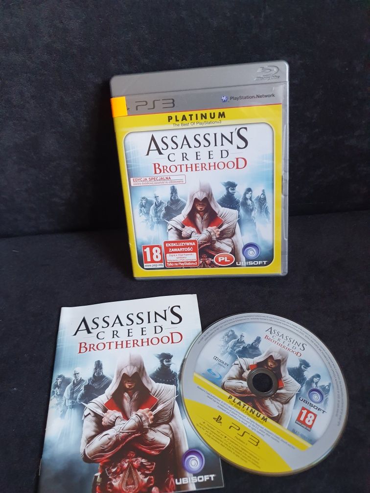 Gra gry ps3 Playstation 3 Assassin's Creed Brotherhood PL edycja specj