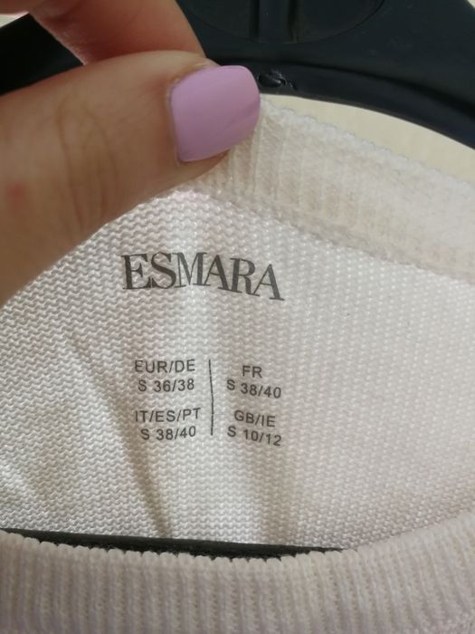 Camisola S riscas fuscia