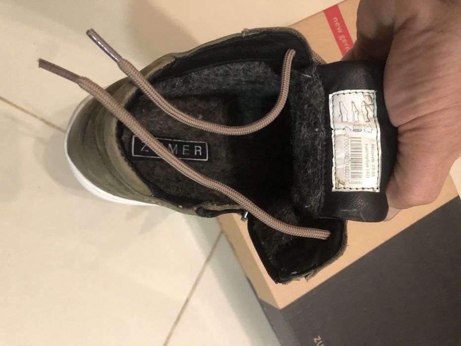 Черевики з натуральної шкіри на хутрі