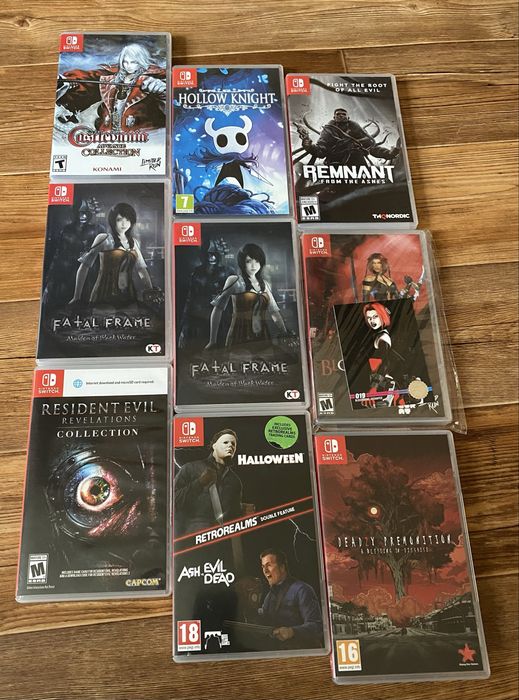 Nintendo Switch: Ведьмак, Soul Reaver, Metroid, Super Mario, Batman.