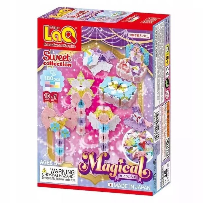 Klocki Sweet Collection Magical (180 elementów). LaQ. Nowy Produkt