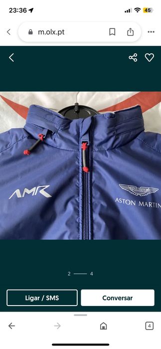 Corta vento Aston Martin