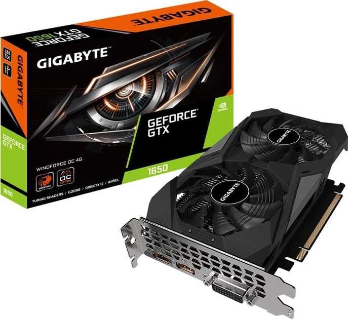 Видеокарта Gigabyte GeForce GTX 1650 D6 Windforce OC 4GB GDDR6