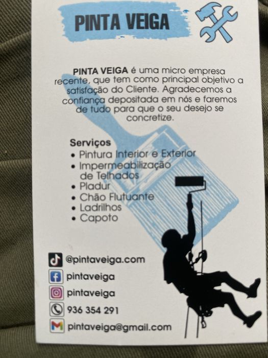 Faço Pintura interior e exterior(rapel)