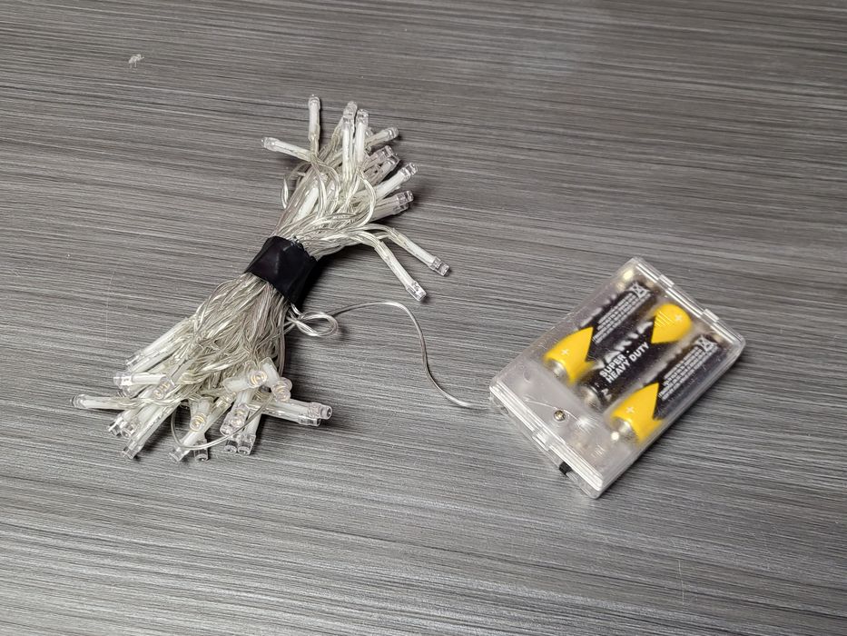 Lampki łańcuch led Na baterie 2 komplety 10m