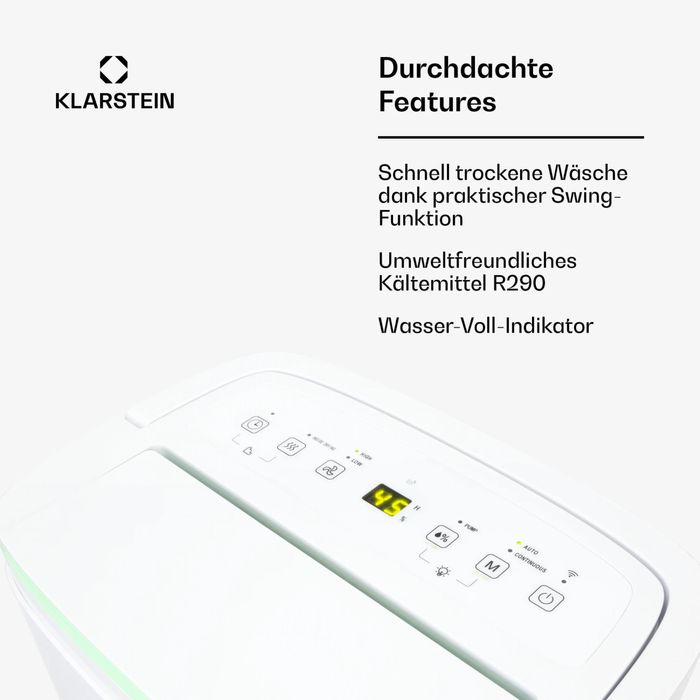 Осушитель воздуха Klarstein DryFy Connect WiFi 50 л/сутки