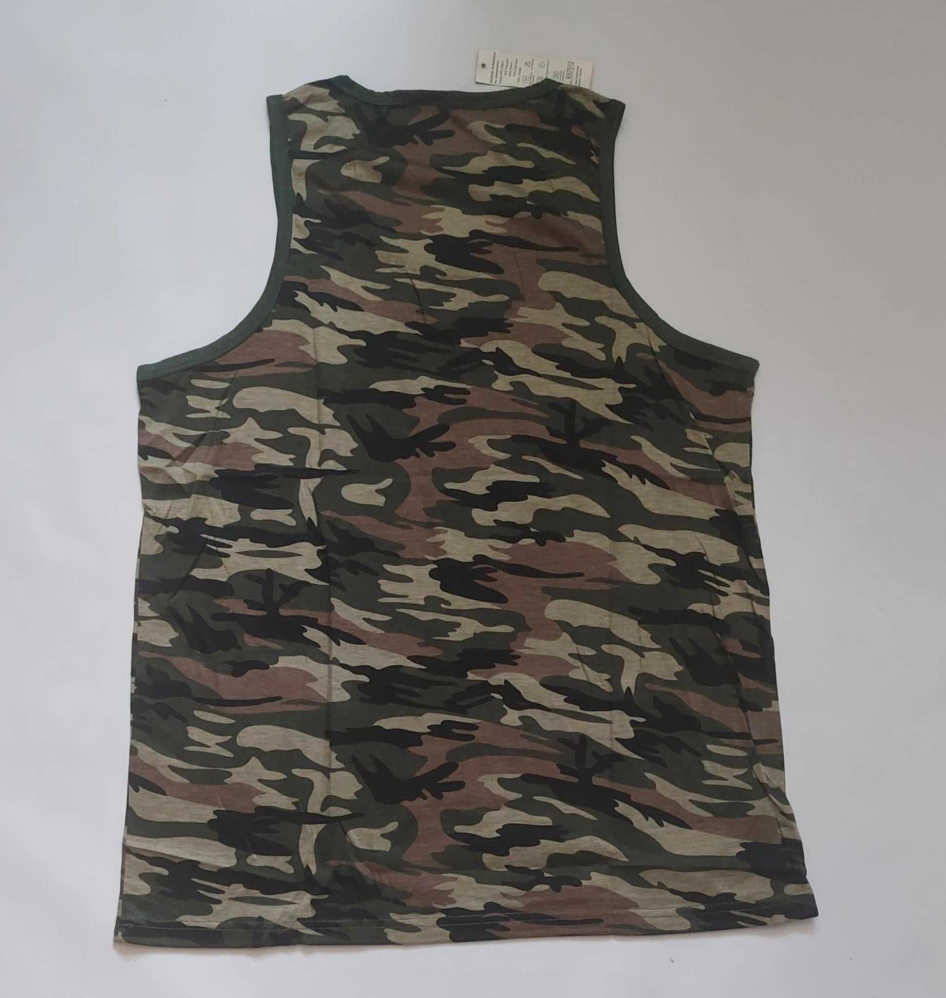 Bezrękawnik męski moro Koszulka bokserka bez rękawa Tovta r XL -114 cm