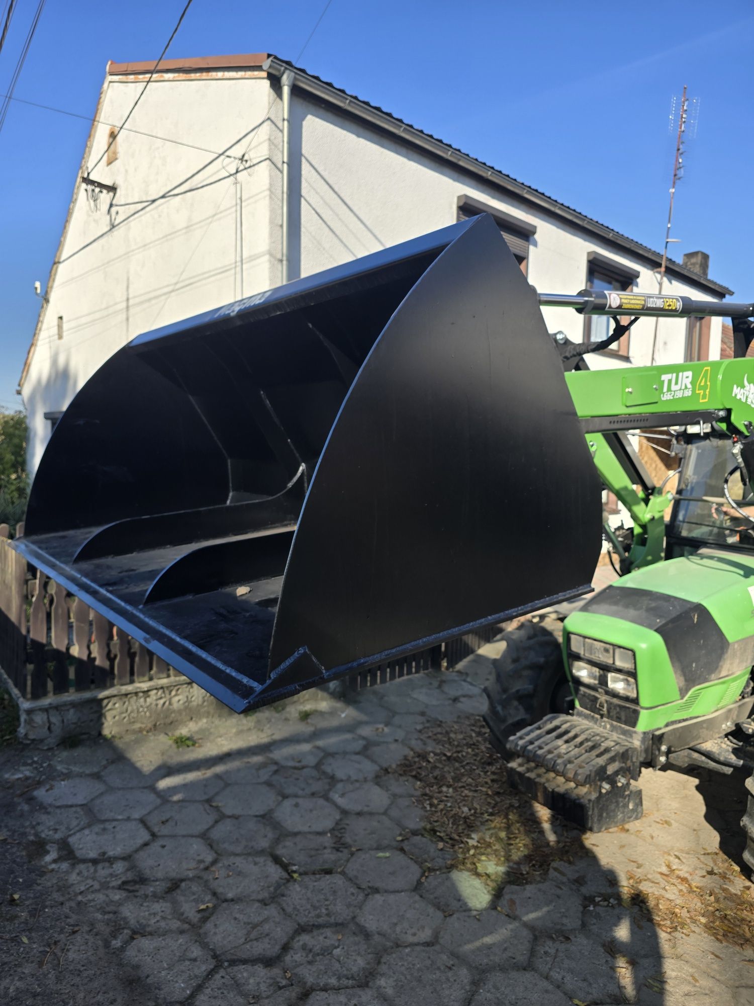 8mm Blacha łyżka objętościowa do tura jcb.