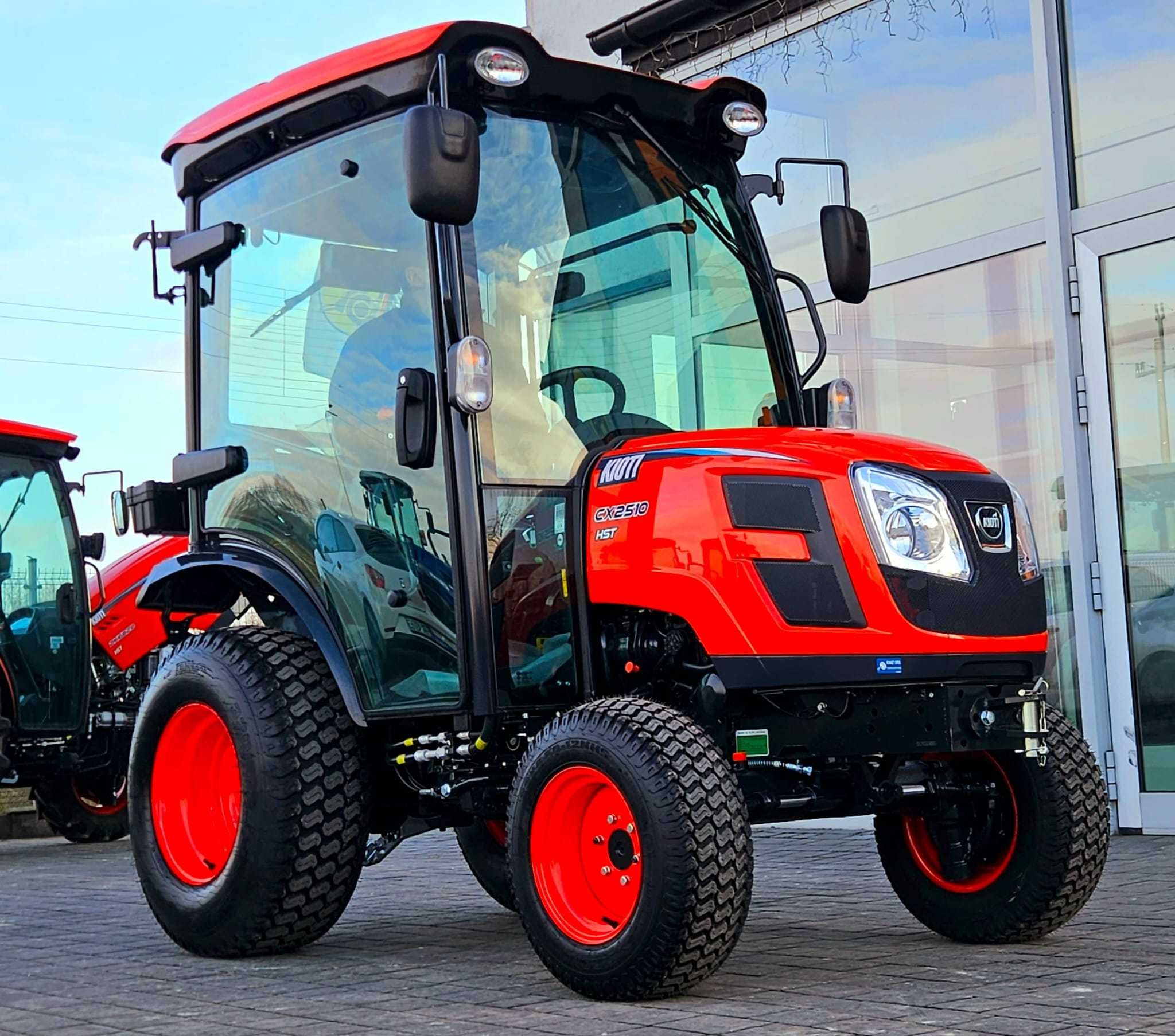 NOWY KIOTI CX2510 CH EU, 5 lat Gwarancji. Kabina, sadownik JAPAN TRAK