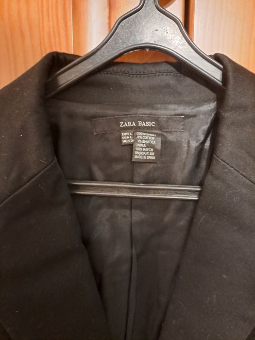 Blazer preto zara mulher