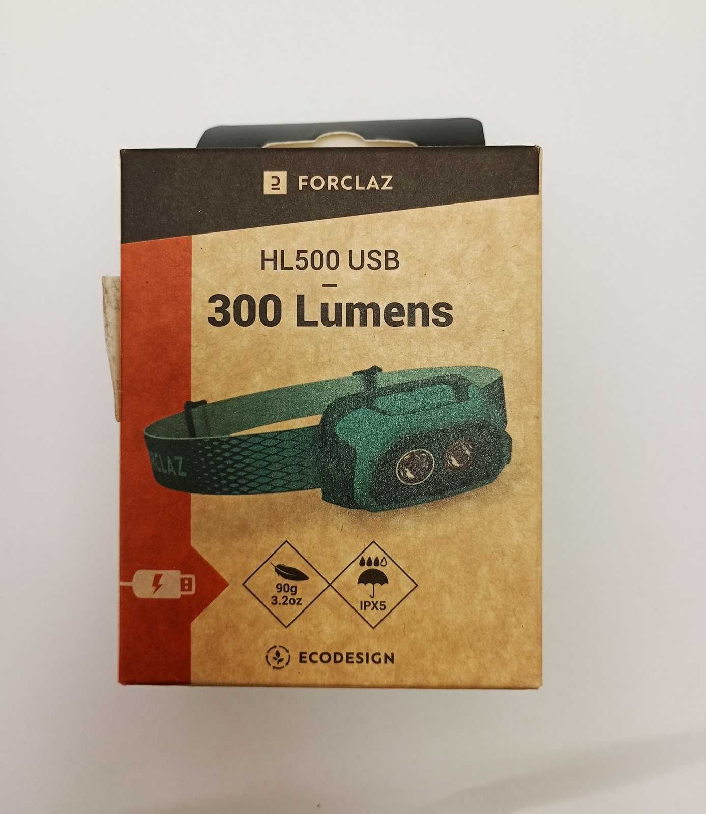 latarka czołowa Forclaz 300 lumen USB różne kolory