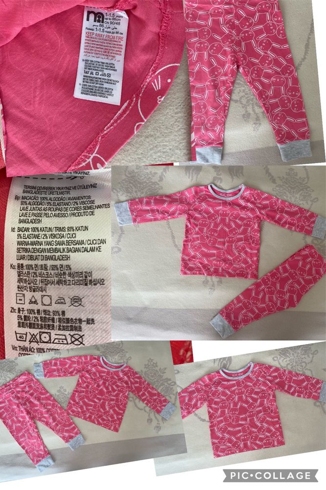 Котоновые пижамы Carters 3/4T