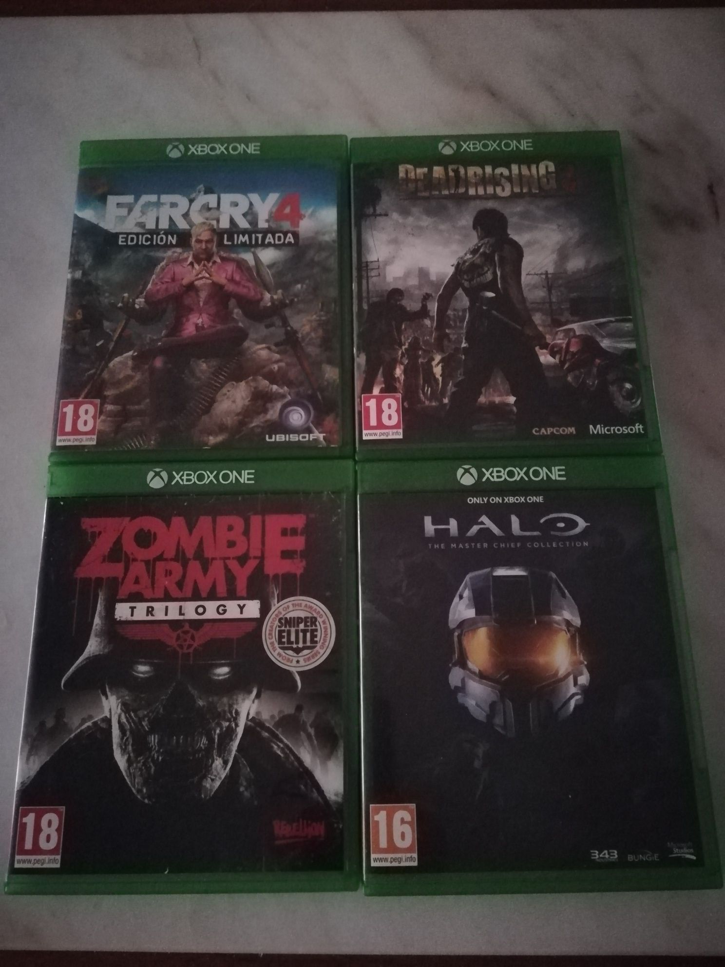 4 jogos xbox One