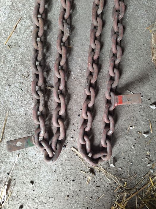 Nowe nieużywane Łańcuchy do gnojary 4 kołowej oryginał z PRL z 1980 r.