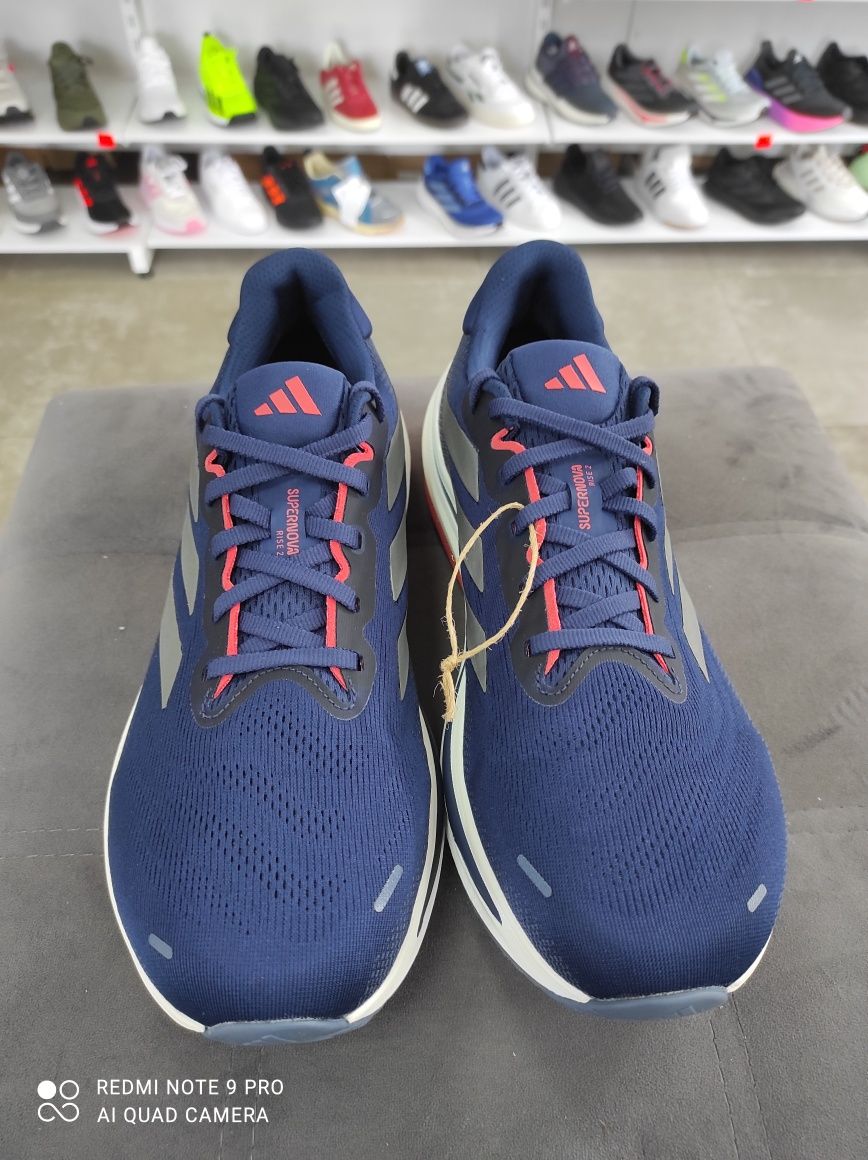 ОРИГІНАЛ 100% Кросівки Adidas Supernova Rise 2 M Navy Blue-Red Shoes45