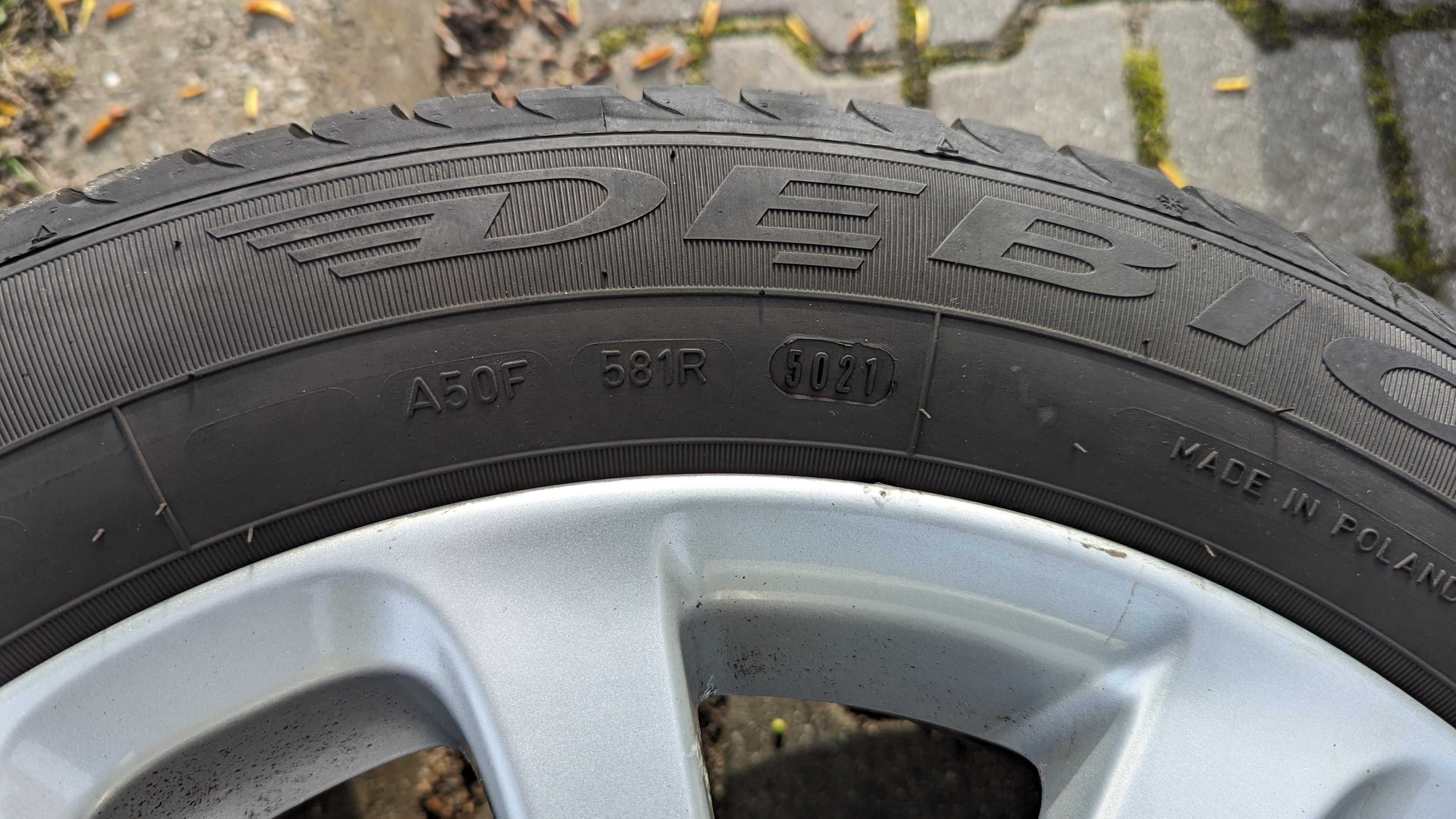 Koła felgi aluminiowe opony (jak nowe) całoroczne 1000km 205/55 R16