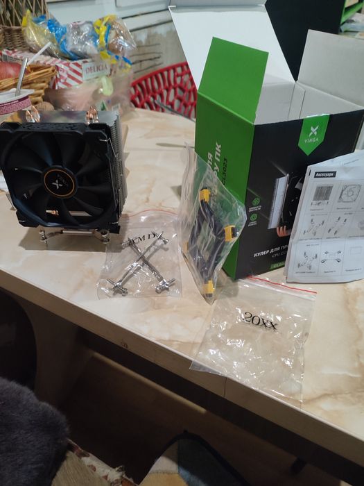 Кулер для процессора, башенный vinga