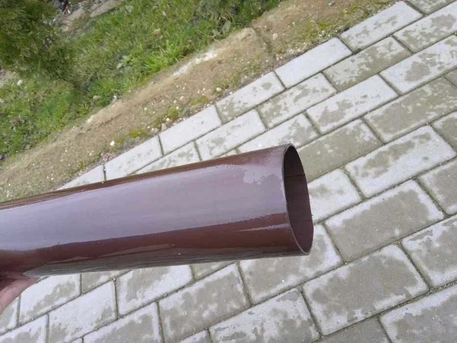 Rura spustowa rynna rynnowa Cellfast Bryza brąz dł 60cm śr 90mm 1 szt